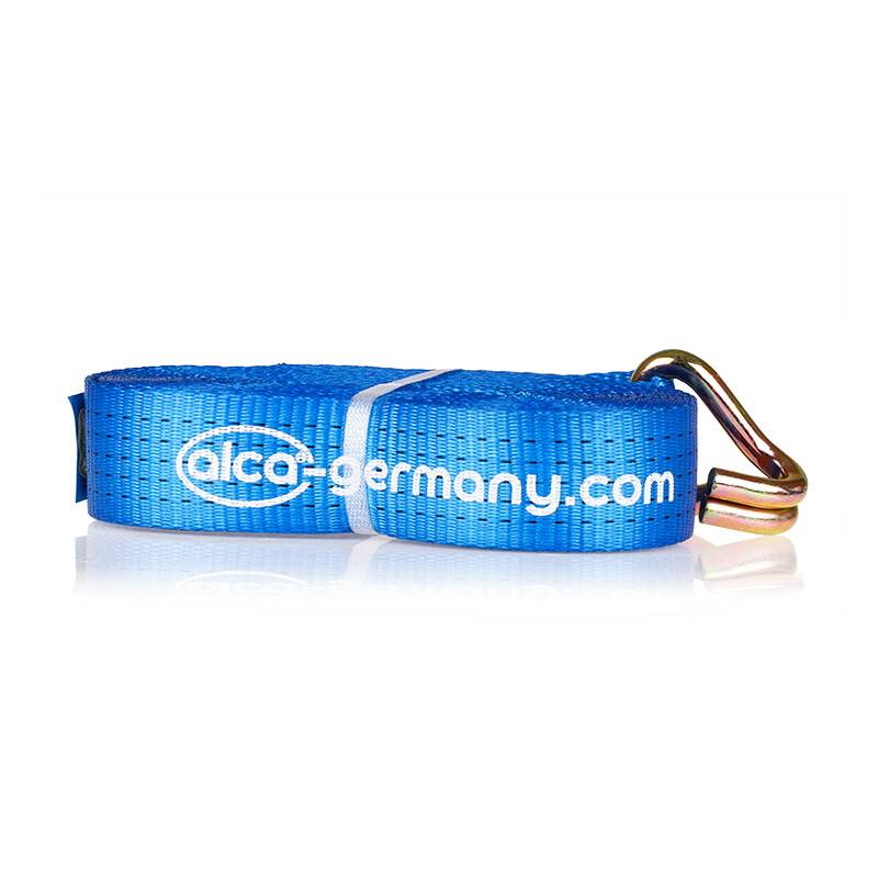alca® Zurrgurt 5t 50mm x 10m, 5000 daN blau Zugkraft blau verstellbar mit Ratsche, Spanngurt mit 2-1