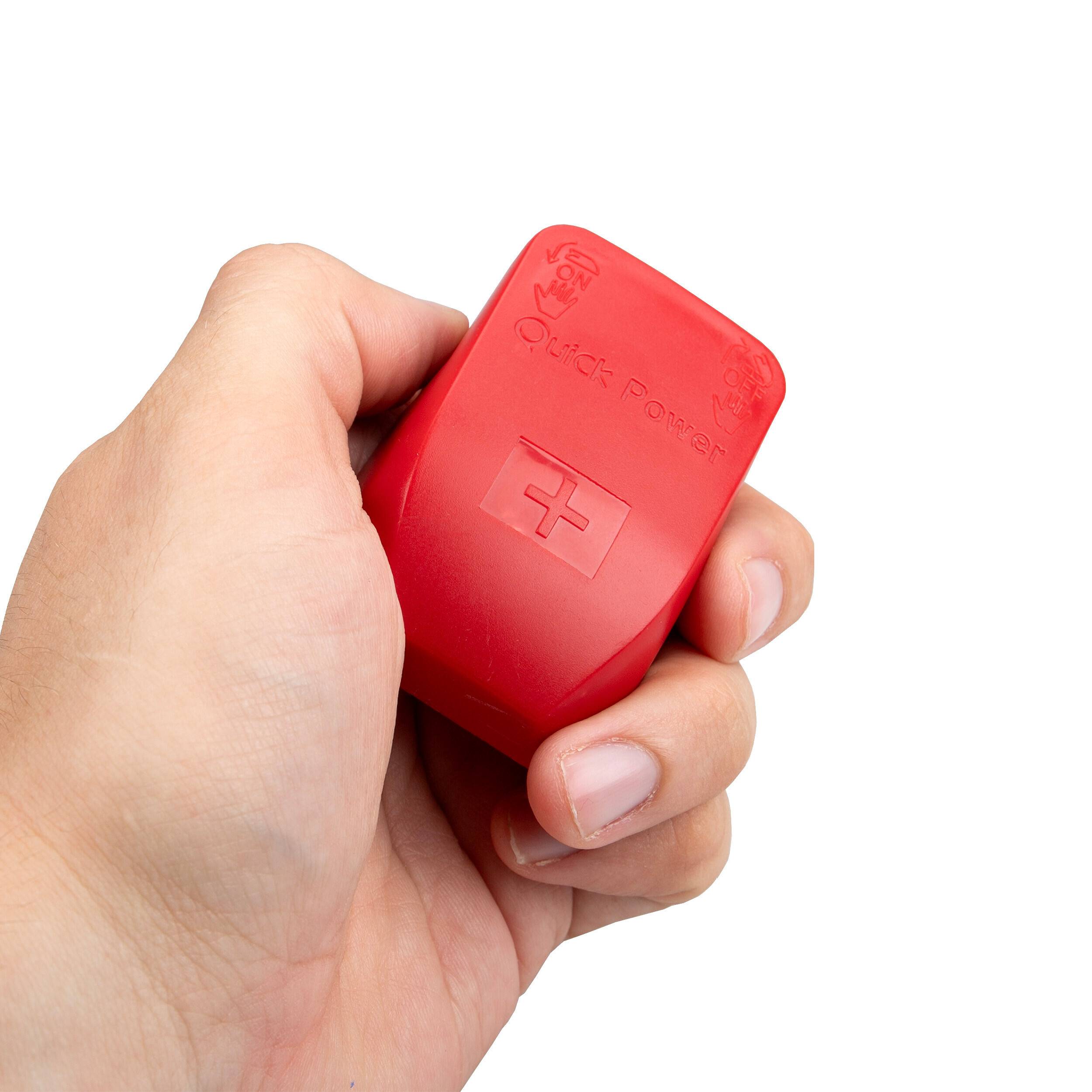 alca® Batterieklemmen Set Pos / Neg, Schnellverschluss für Fahrzeugbatterie Pluspol 17,4-18,8 mm, Minuspol 15,7-17,2 mm,-4