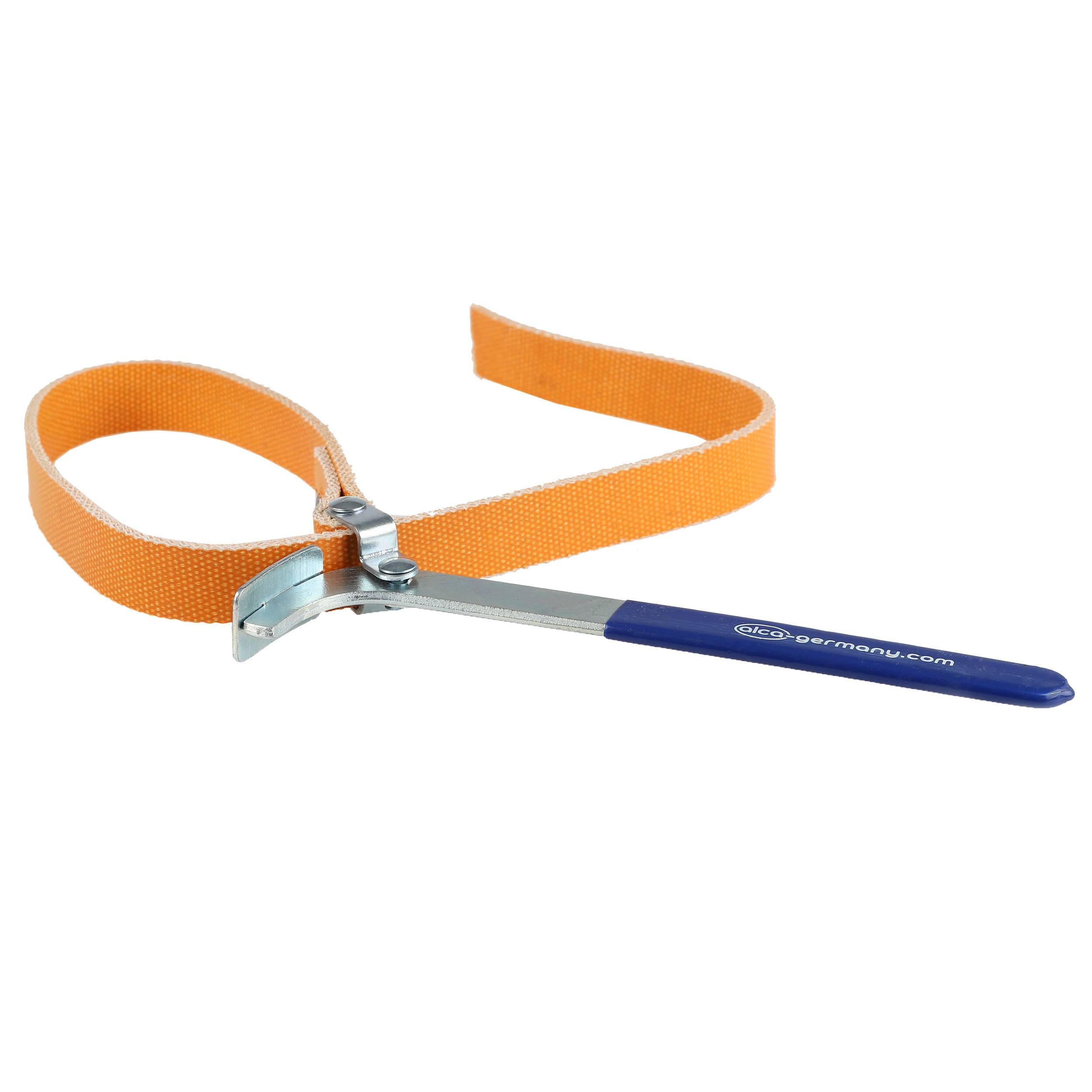 alca® Ölfilterschlüssel Band 65cm Länge 2cm Breite Universal verstellbar Ölwechsel Werkzeug Ausbau Einbau, Hergestellt-0
