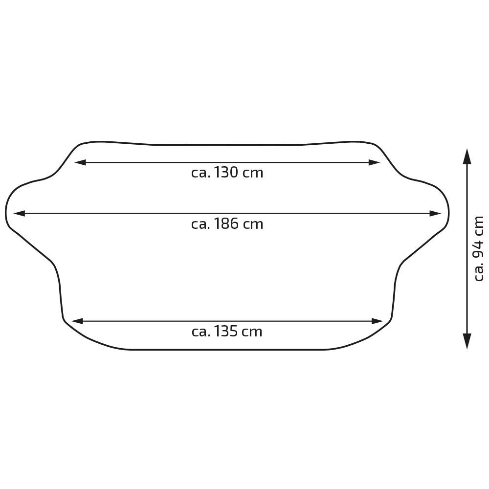 alca® Scheibenabeckung für Windschutzscheibe, 186x94 cm wasserbeständig für Winter und Sommer,-4