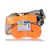 alca® Zurrgurt 4t 50mm x 8m, 4000 daN Zugkraft orange verstellbar mit Ratsche, Spanngurt mit