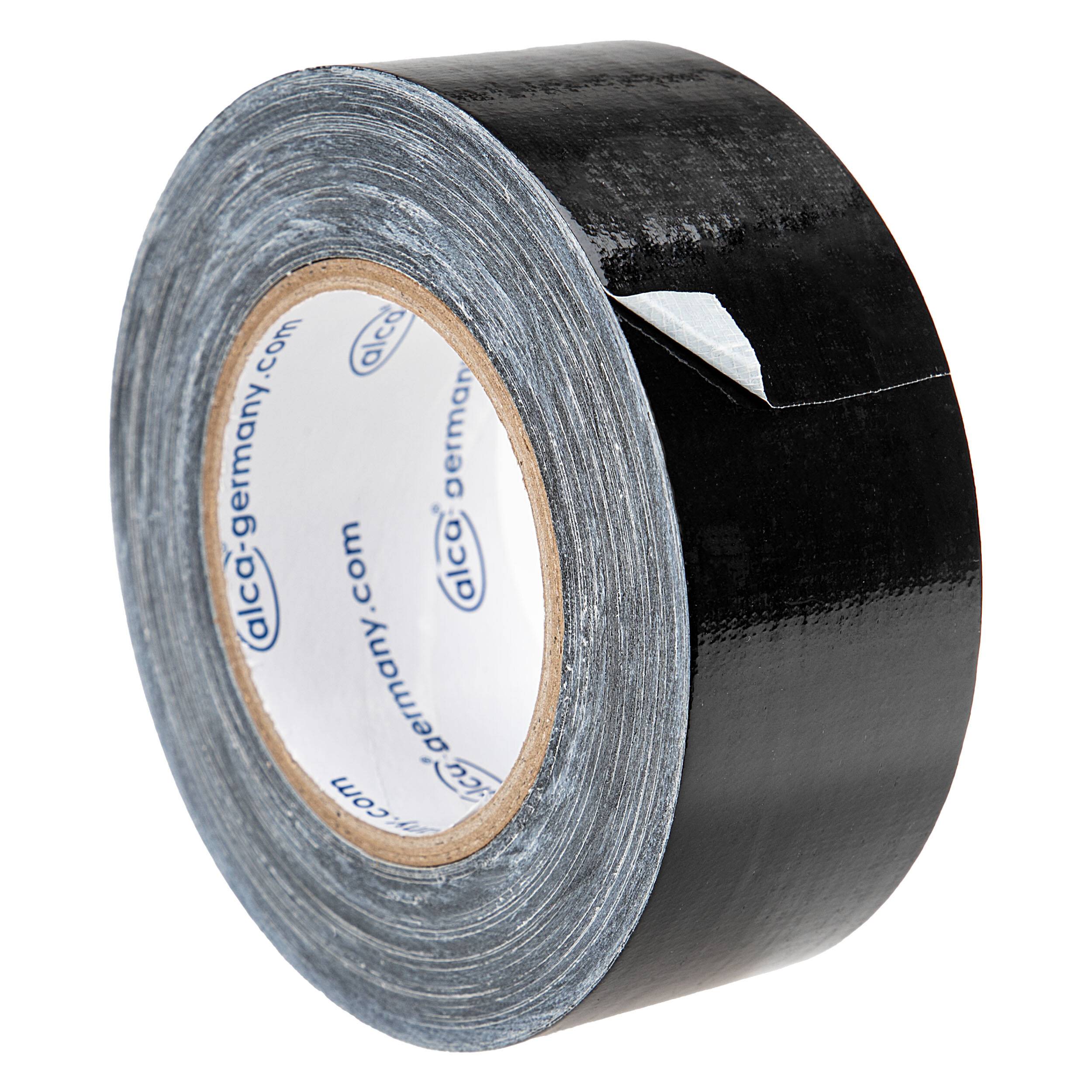 alca® Klebeband für Reparatur und Montage, schwarz Maße: 0,2mm x 50mm x 50m, starke Klebkraft,-0