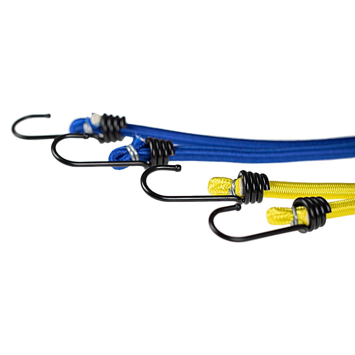 alca® Gepäckhexagon 6-Armig (6x40cm), Gepäckspanner mit Haken mehrfarbige, elastische Gepäckspinne mit-3