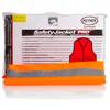 HEYNER® Warnweste mit Reflexstreifen & Klettverschluss, Orange in XL für Erwachsene, aus 100 % Polyester, bei 30°