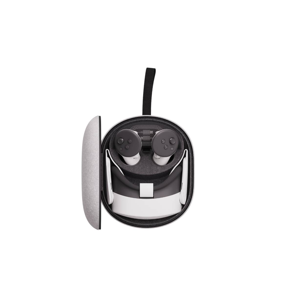 Compact - Hartschalentasche für Virtual Reality Headset - recyceltes Filz, Therm-2