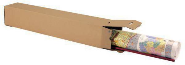 TRANSPAK 5230529 Karton 1-wellig Quattropack Premium Maße 105x105x430mm A2 Quali