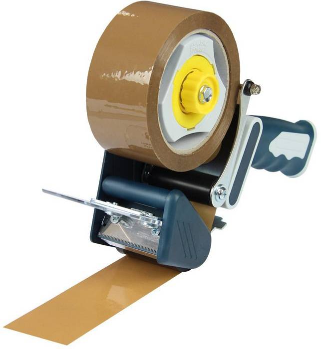 Handabroller PremiumTwin Core f.Rollenbreite 50mm 2+3 Zoll Kern TRANSPAK-0