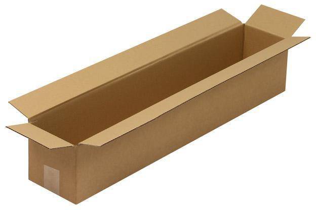 TRANSPAK 5230540 Faltkarton 1-wellig Maße 800x150x150mm B1 Qualität 1.3B braun b-0