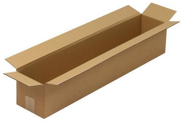 TRANSPAK 5230540 Faltkarton 1-wellig Maße 800x150x150mm B1 Qualität 1.3B braun b