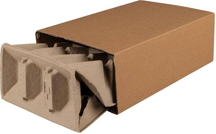 Polsterbox L-BOXeco basic Maße 300x200x100mm Noppenhöhe 40mm TRANSPAK-2