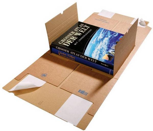 Medienverpackung Gigafix Maße 455x320x20-100mm C3 braun SK-Verschluss TRANSPAK