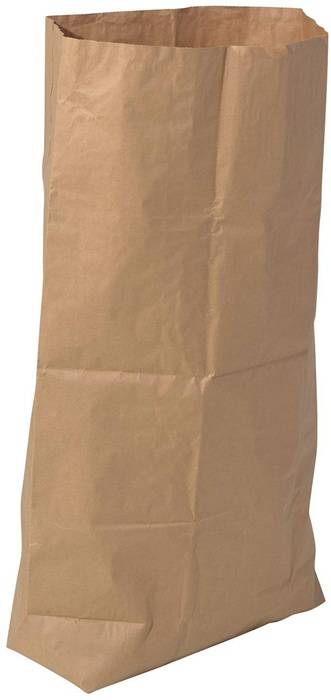 Abfallsack Maße 700x950mm Volumen 120l Kraftpapier Gewicht 70g/qm TRANSPAK-0