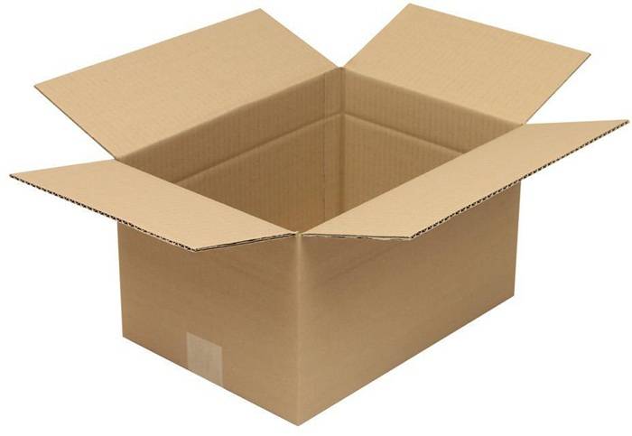 Faltkarton 1-wellig Höhenrillung Maße 350x250x200mm C4 Qualität 1.20 C braun-0