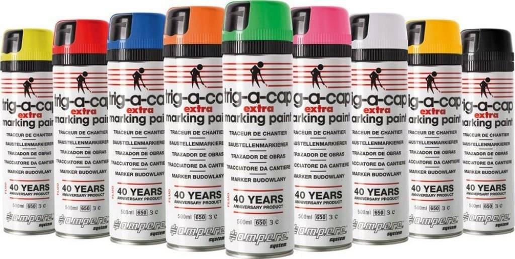 Baustellenmarkierspray t-a-c extra 500ml gelb fl-0