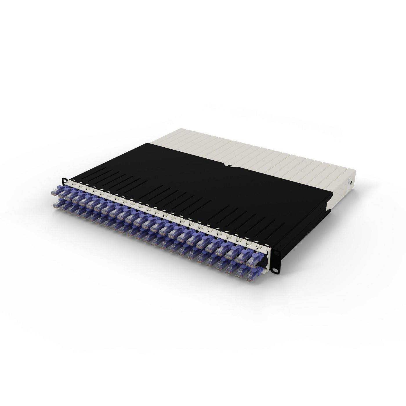 patchbox.one 8RU UTP violett Cat.6a 0,8m Netzwerkkabel Installation Patchpanel Cat.6A / Class EA-0