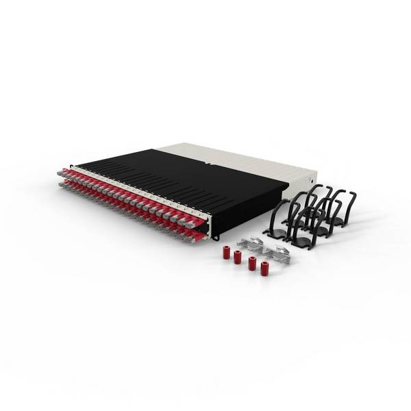 patchbox.one 8RU STP rot Cat.6a 0,8m Netzwerkkabel Installation Patchpanel Cat.6A / Class EA