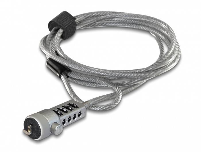 Navilock Sicherheitskabelschloss - Silber-0