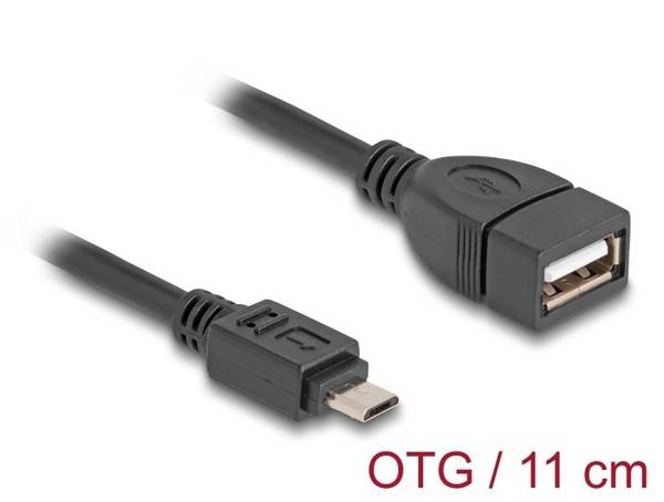 USB 2.0 OTG Kabel Micro-B Stecker zu...