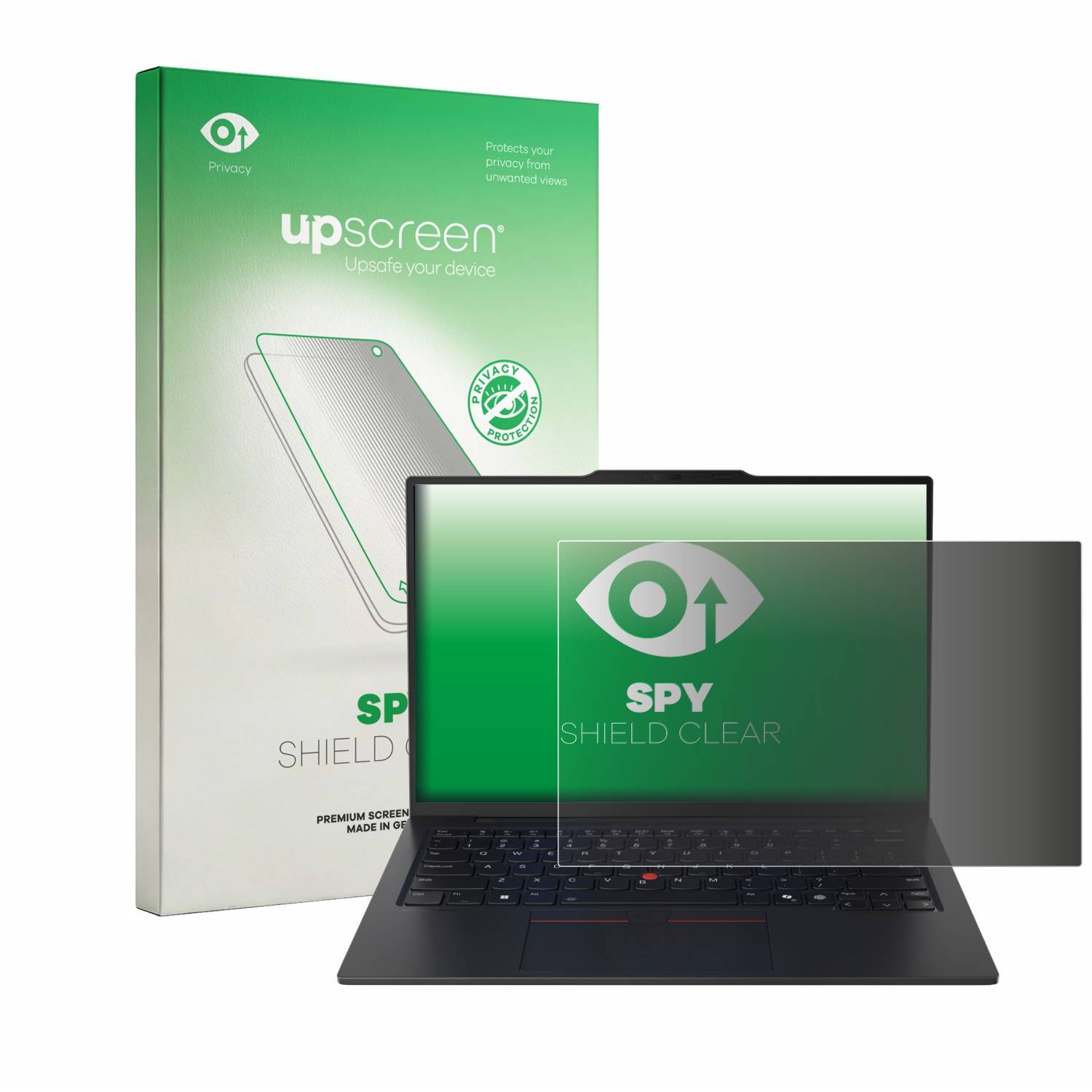 upscreen Blickschutzfolie für Lenovo ThinkPad X1 Carbon Gen 13 14" Aura Edition Anti-Spy Privacy Blaulichtschutz-0