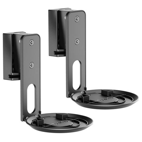 my wall 2 speaker stands with clamp mounting 300 x 230 mm, clamp mounting (1062 mm), load capacity 3