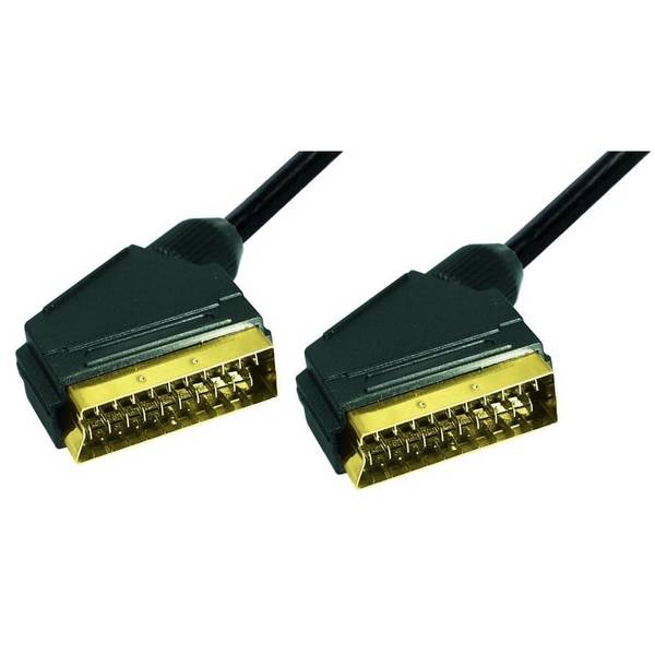 Maxtrack Scart Cable Scart Plug to Scart Plug 3.0 M Transparent-red