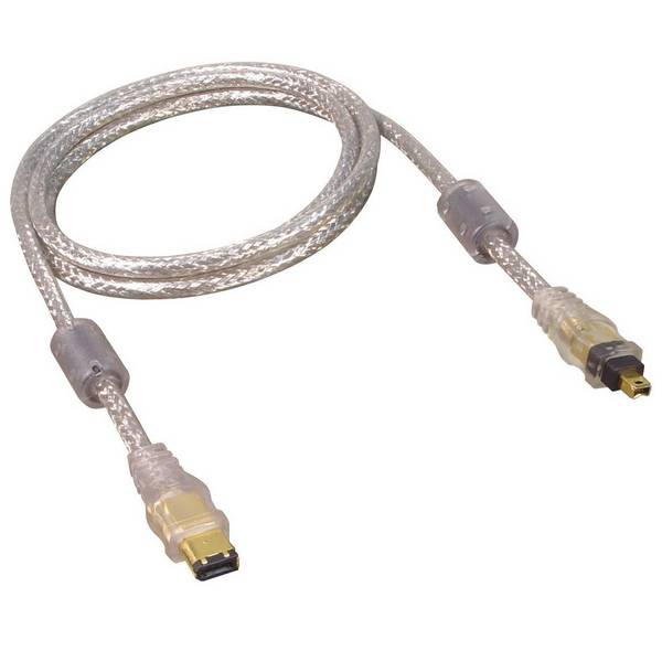 Maxtrack Firewire cable 4-pin IEEE 1394 (Firewire) plug 6-pin IEEE 1394 (Firewire) plug 3.0 m
