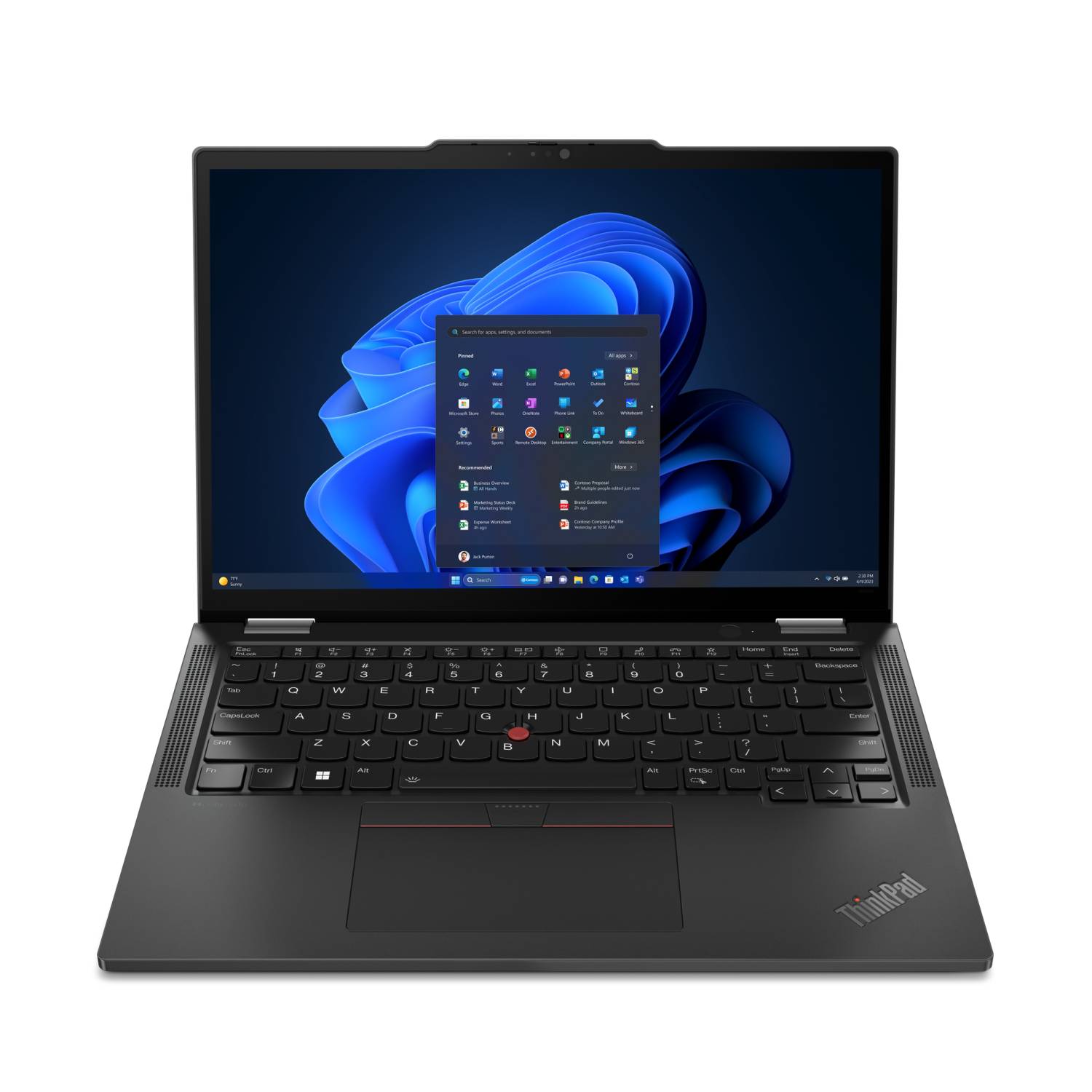 Lenovo ThinkPad X13 2-in-1 Gen 5, Intel Core Ultra 7, 33,8 cm (13.3"), 1920 x 1200 Pixel, 32 GB, 1 TB, Windows 11 Pro-0