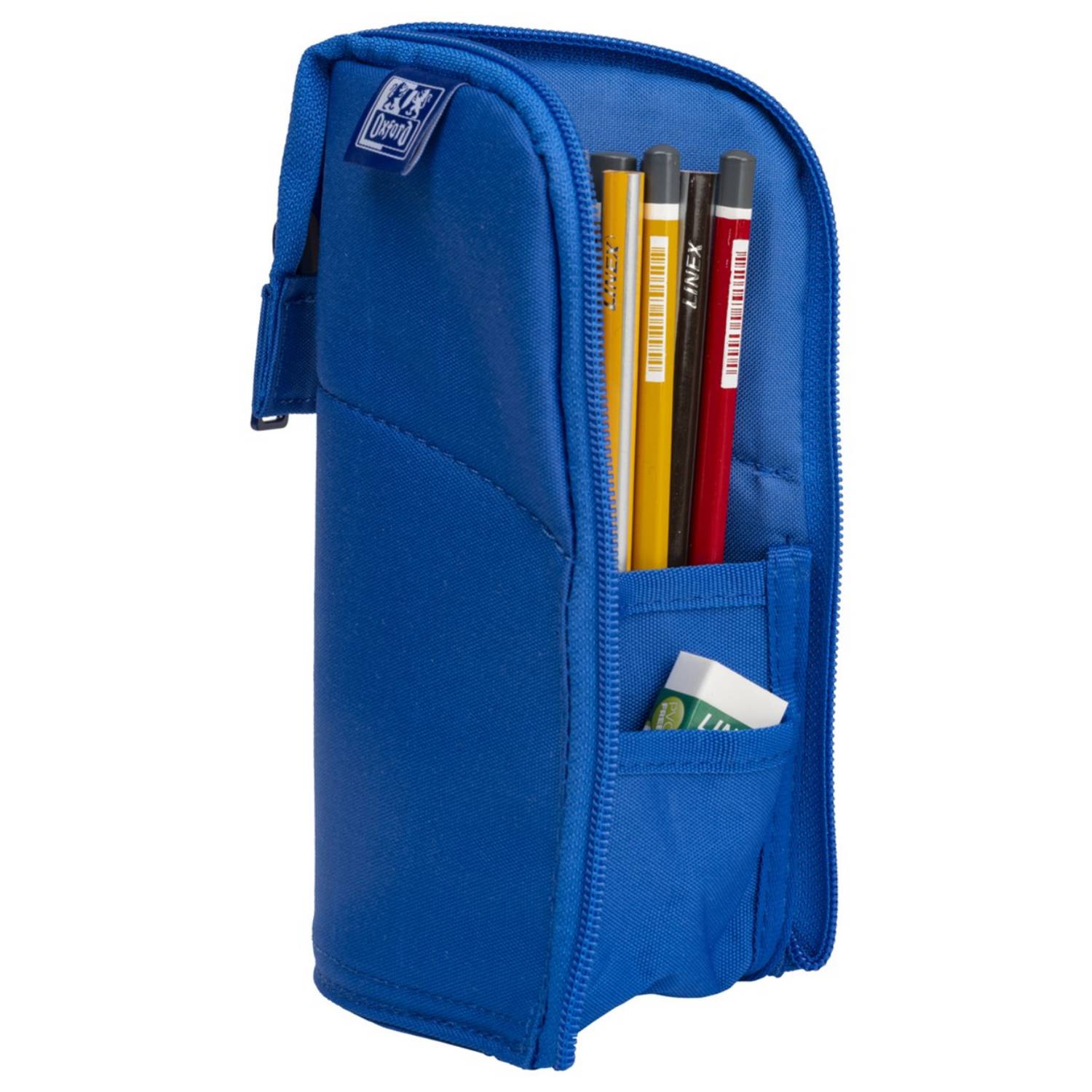Oxford Schlamper-Etui "Stand-Up", Polyester, blau-1