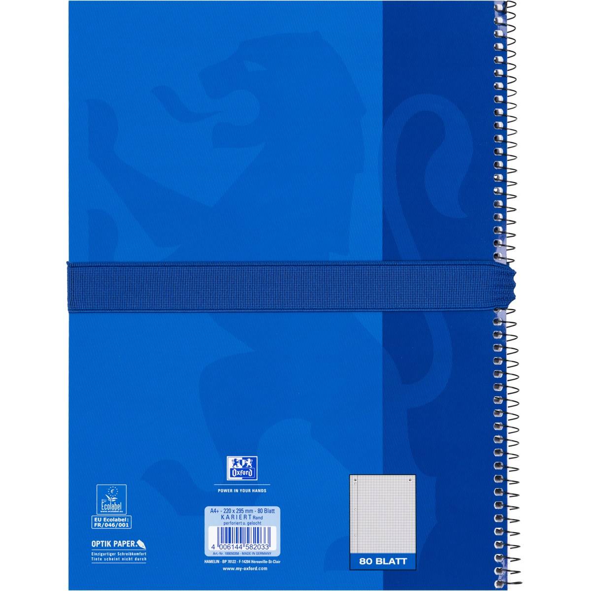 Oxford Schlamper-Etui "Stand-Up", Polyester, blau-3