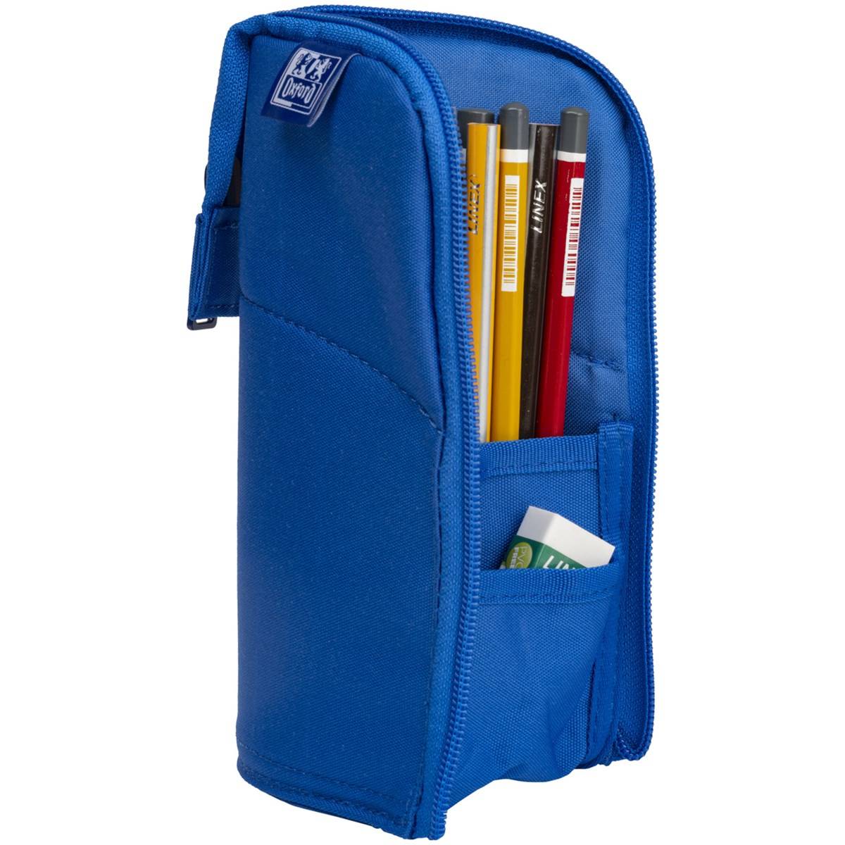 Oxford Schlamper-Etui "Stand-Up", Polyester, blau-4
