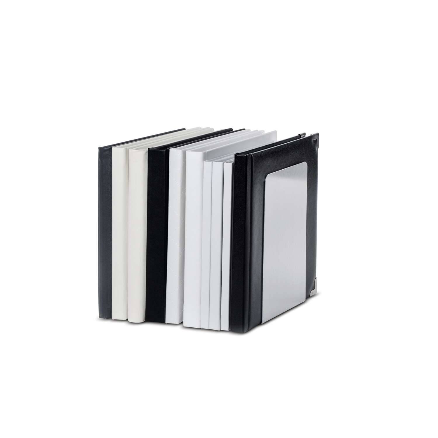 MAUL Buchstütze (B)120 x (T)120 X (H)175 mm, aluminium-4
