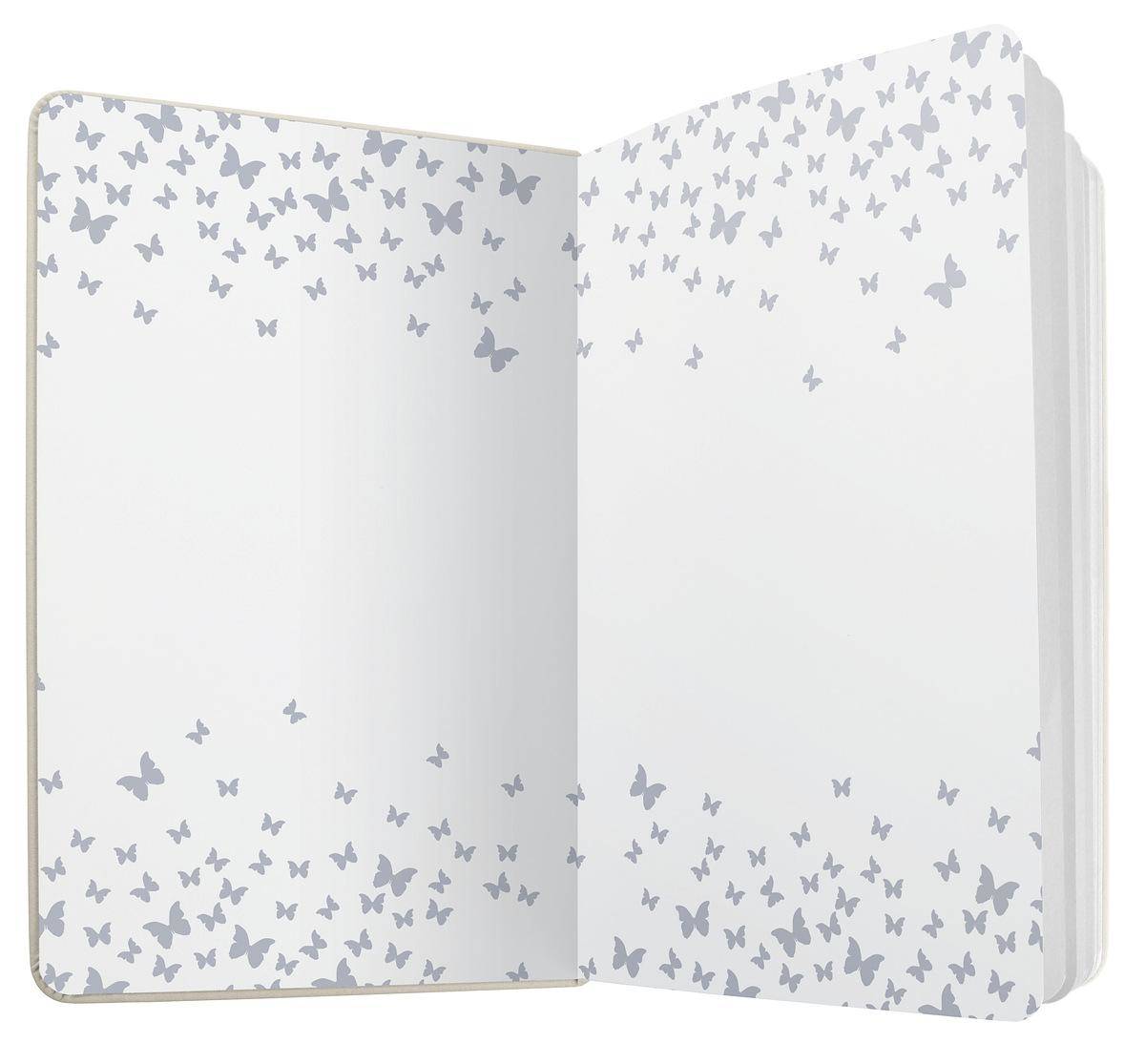 sigel Notizbuch Jolie Beauty "Butterfly Confetti Lime", A5-4