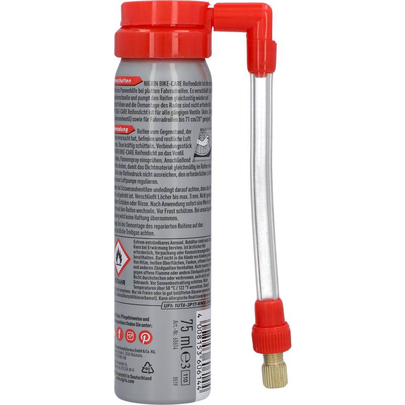 NIGRIN 8115 Reifendichtmittel Fahrrad 0,75 ml 8115-1