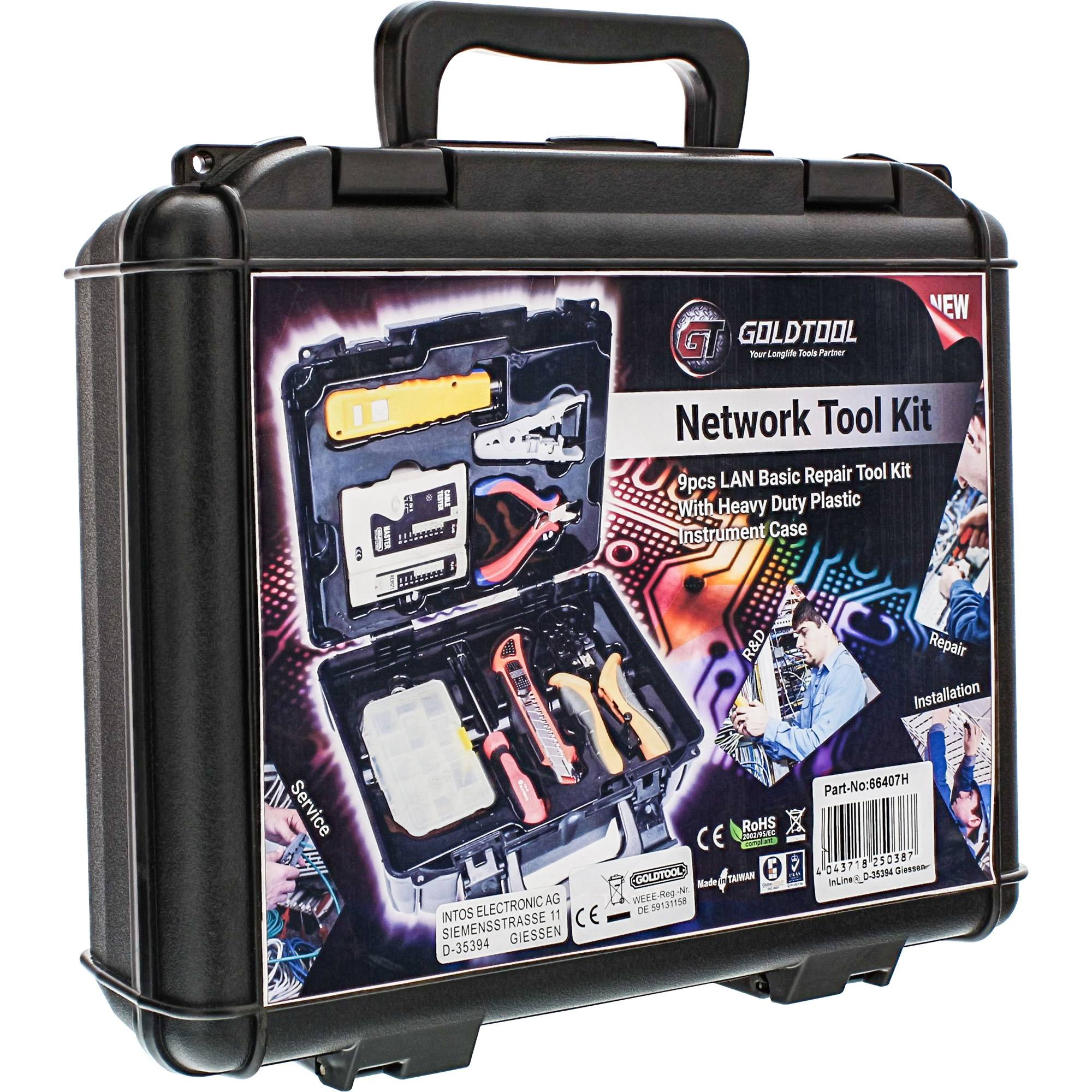 Netzwerk Basis Installations Kit LAN, mit Tester-1