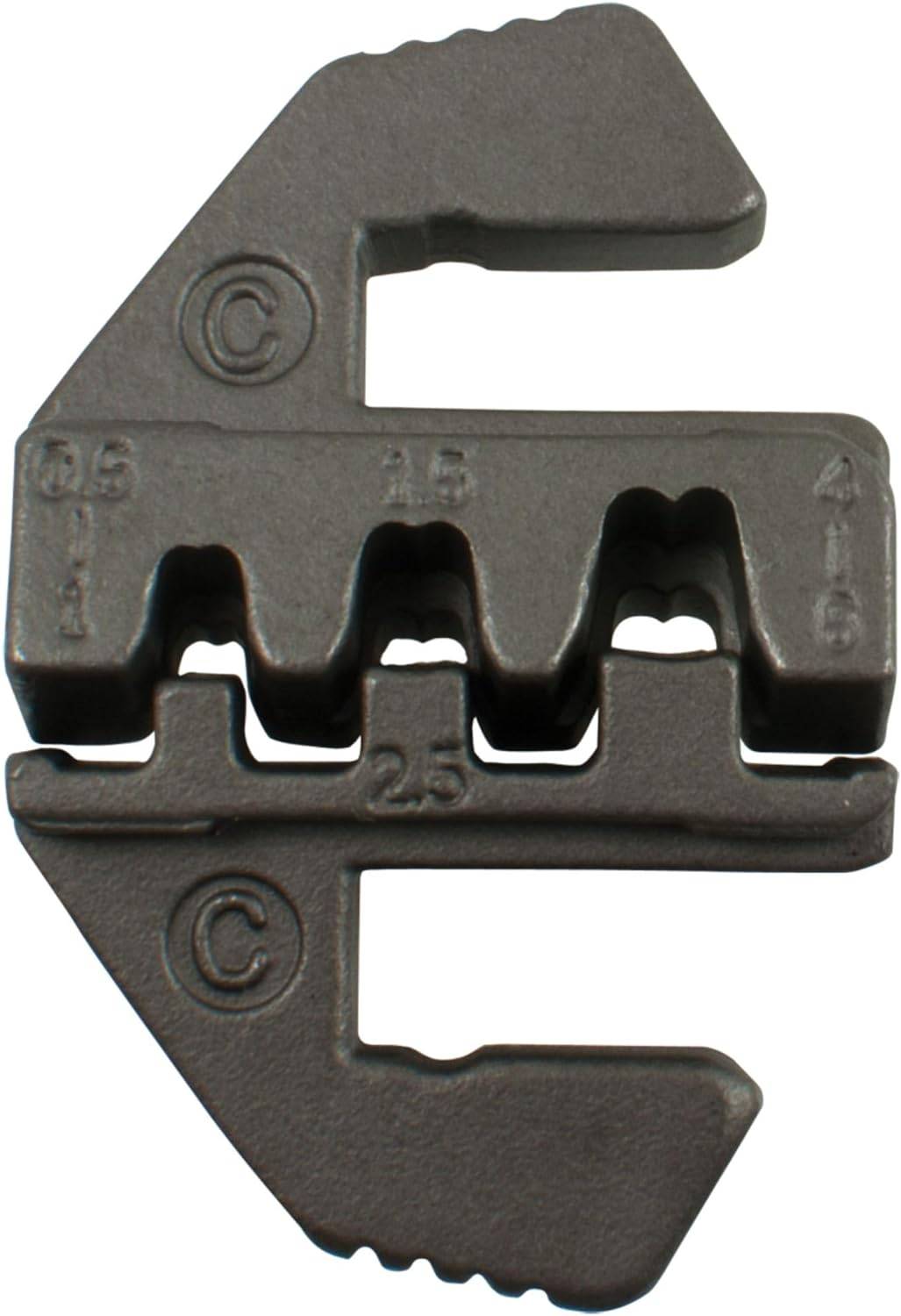 SW-Stahl 42585L-C Pressbacken fu?r offene und unisolierte Kabelschuhe 0,5-6 mm² I Ersatzteil für Kabelschuhklemmzange 42-0