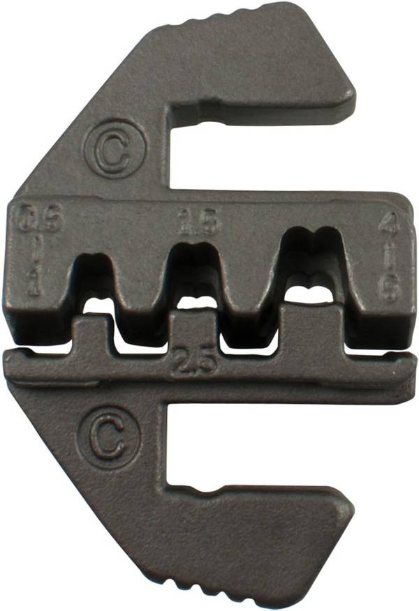 SW-Stahl 42585L-C Pressbacken fu?r offene und unisolierte Kabelschuhe 0,5-6 mm² I Ersatzteil für Kabelschuhklemmzange 42