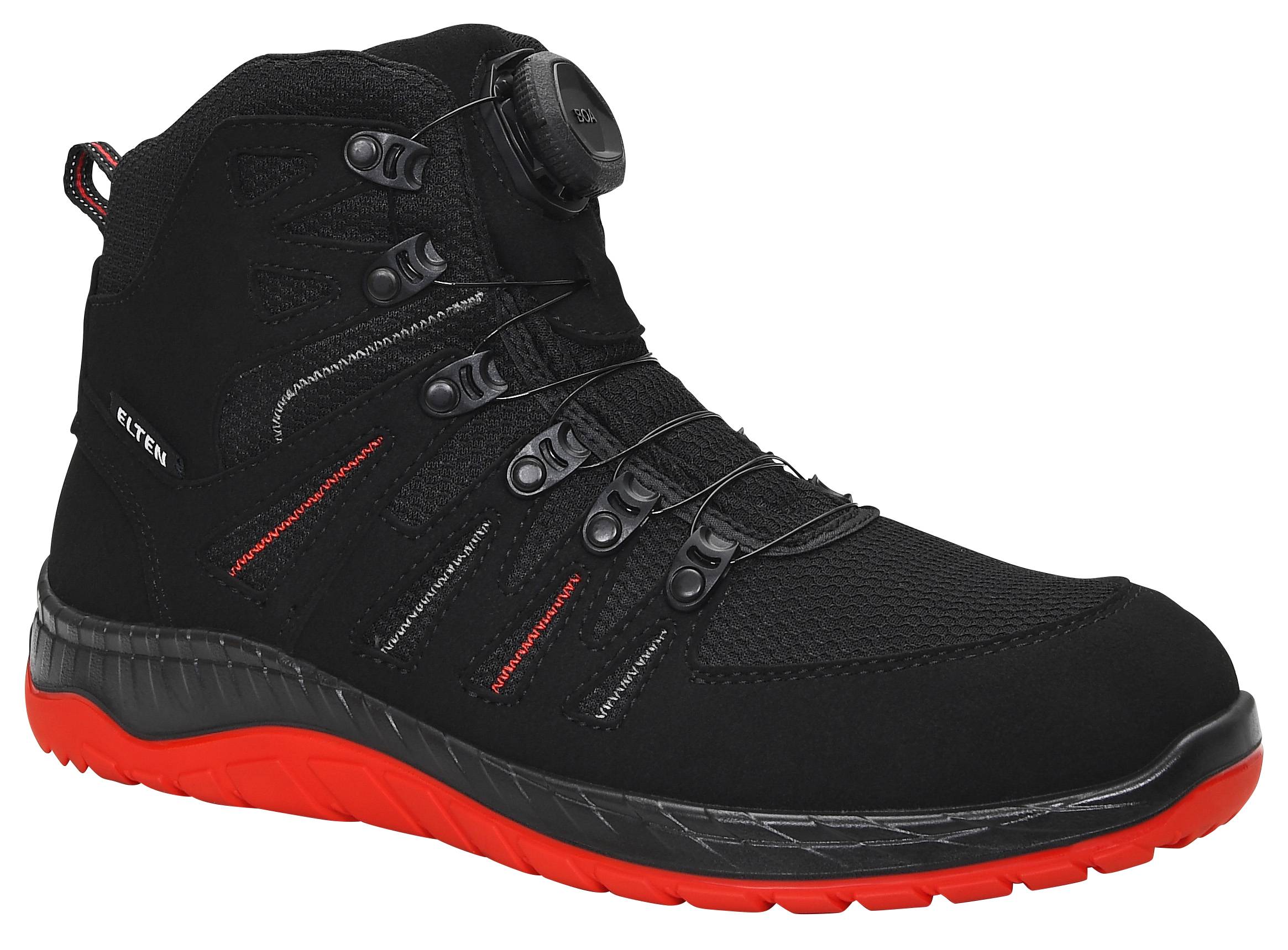 Sicherheitsstiefel MADDOX BOA® black-red Mid ESD S3S-0