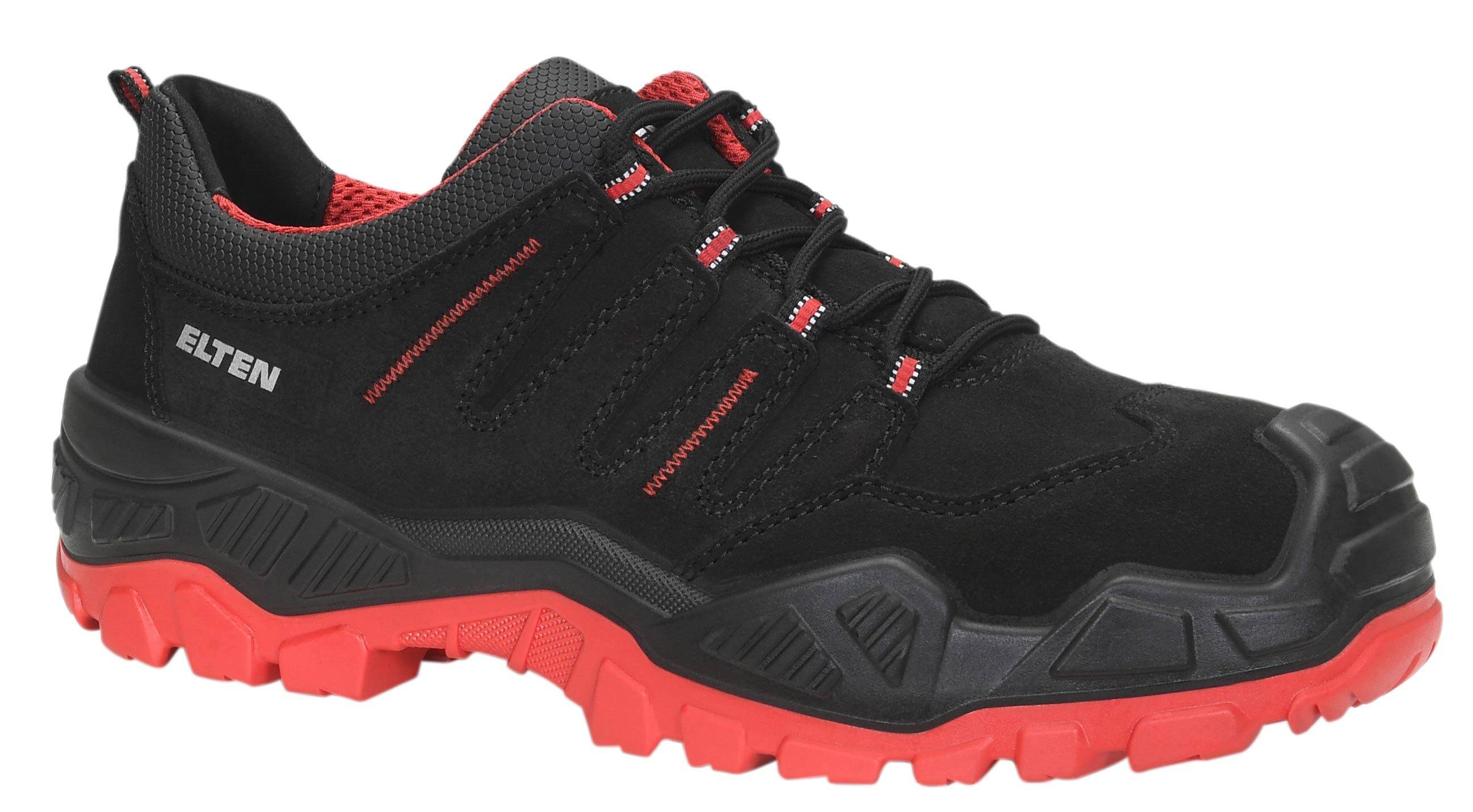 Sicherheitshalbschuh QUENTIN black-red Low ESD S3S-0