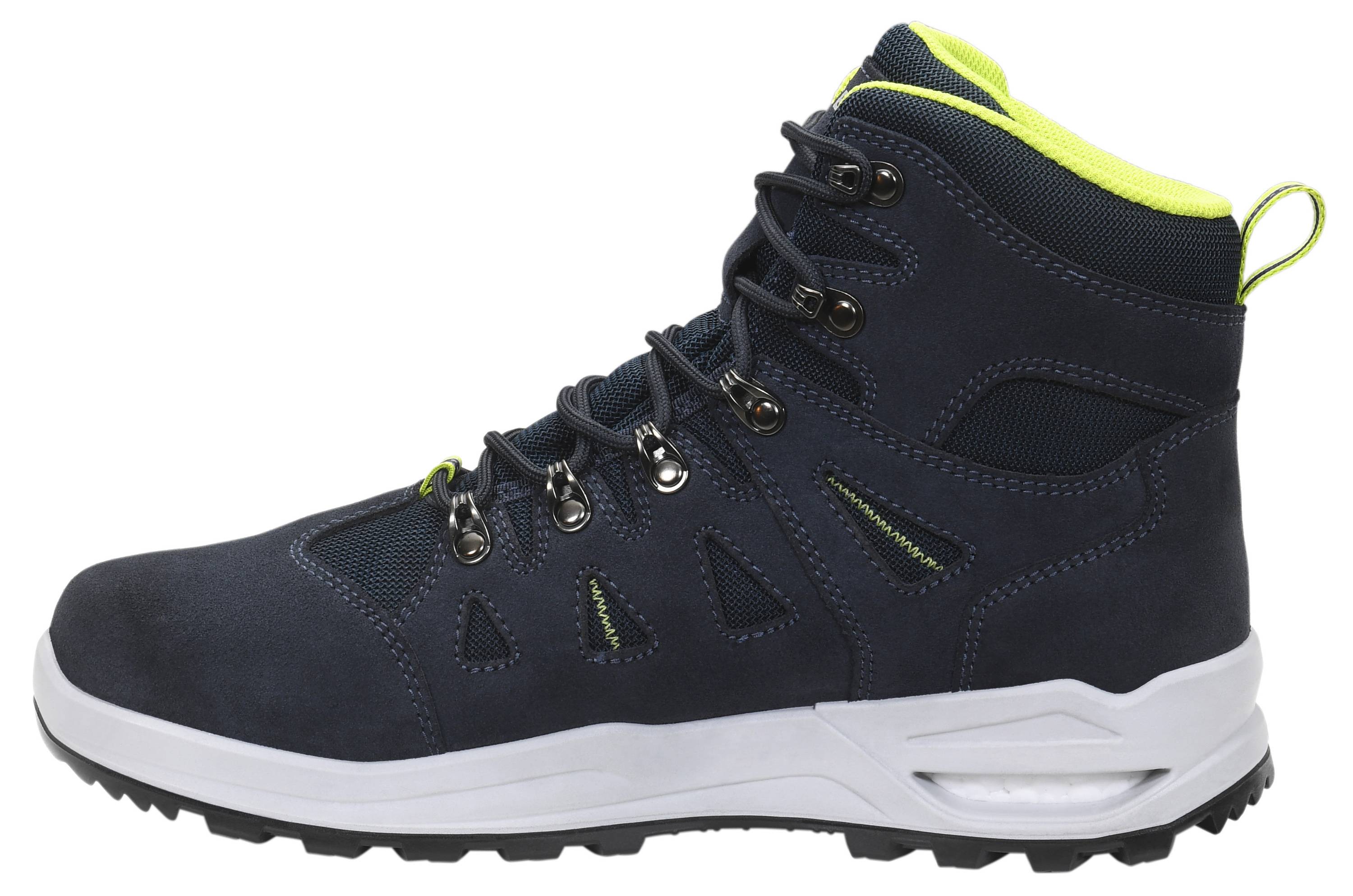 Berufsstiefel RILEY XXF GTX blue-lime Mid ESD O2 WR CI-3