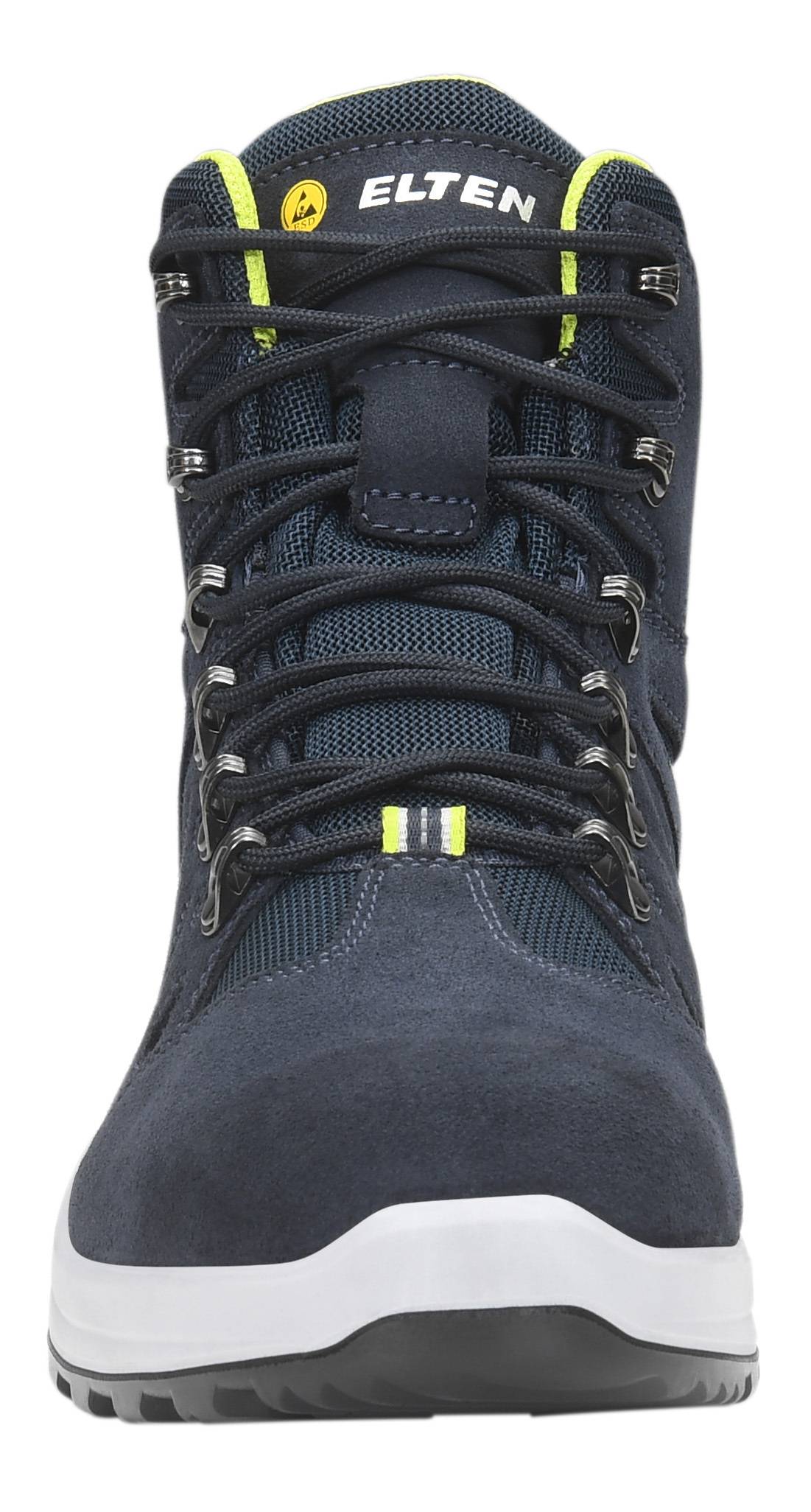 Berufsstiefel RILEY XXF GTX blue-lime Mid ESD O2 WR CI-4