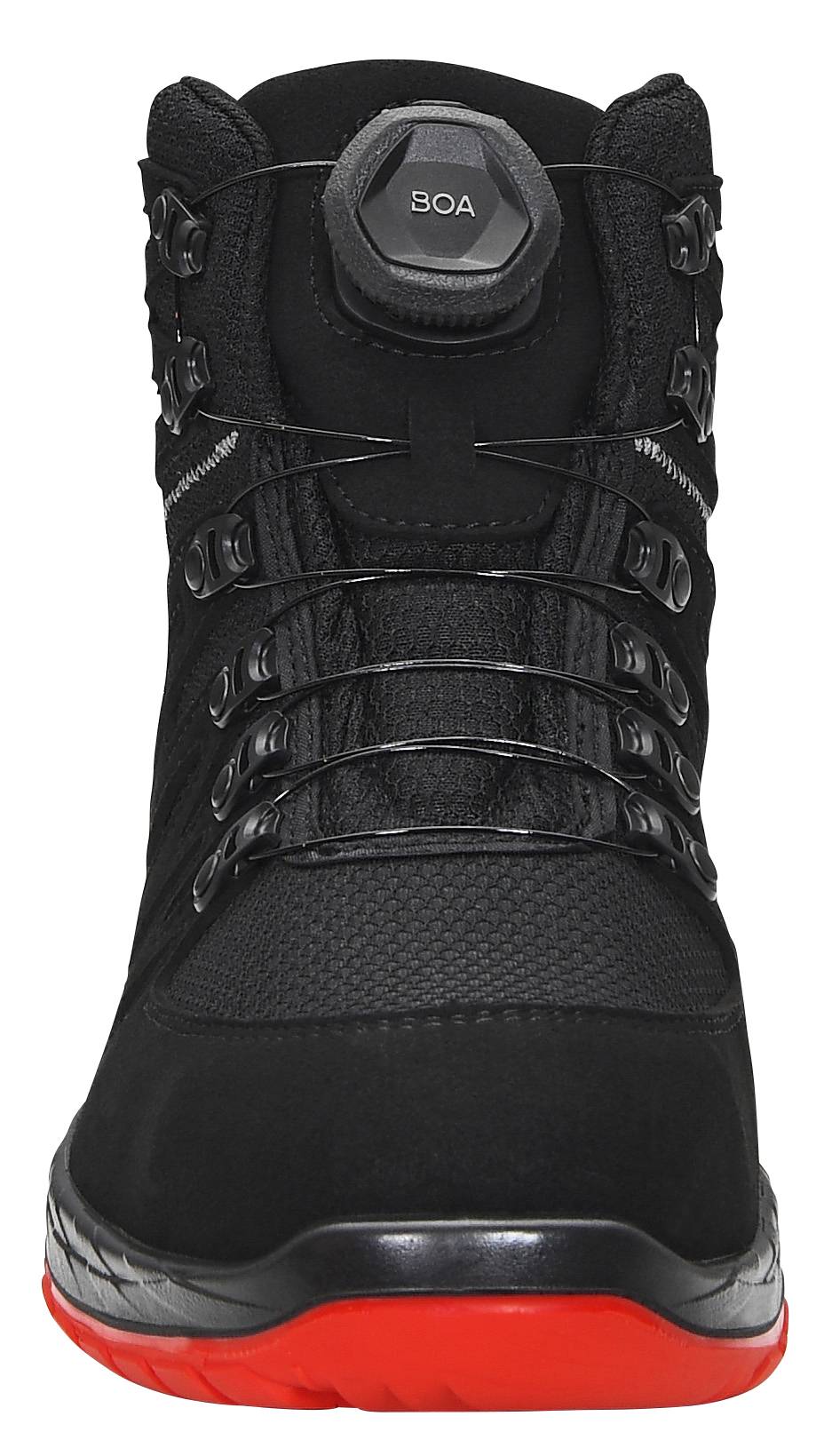 Sicherheitsstiefel MADDOX BOA® black-red Mid ESD S3S-4