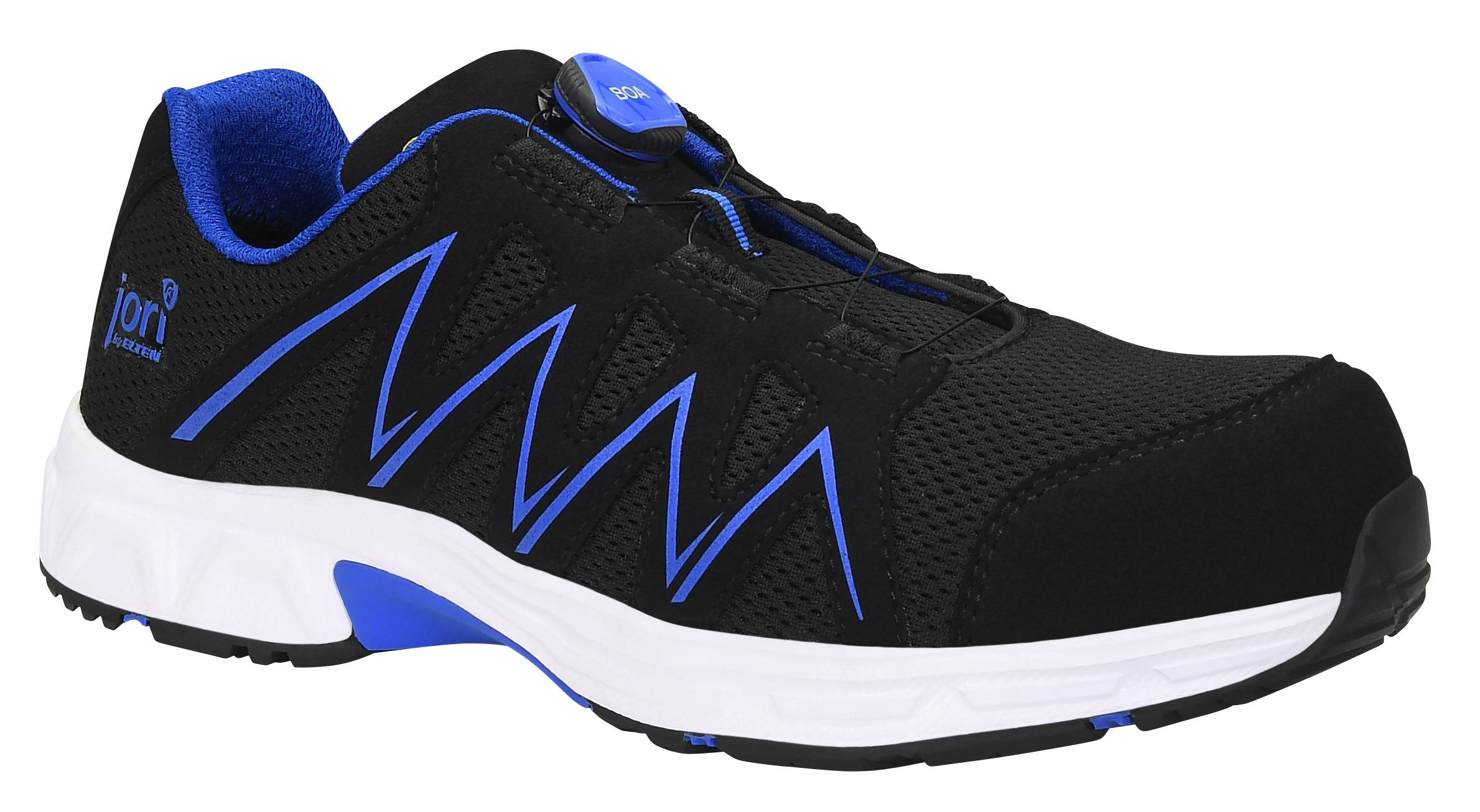 Sicherheitshalbschuh jo_SPEEDY BOA® black-blue Low ESD S1PS-0