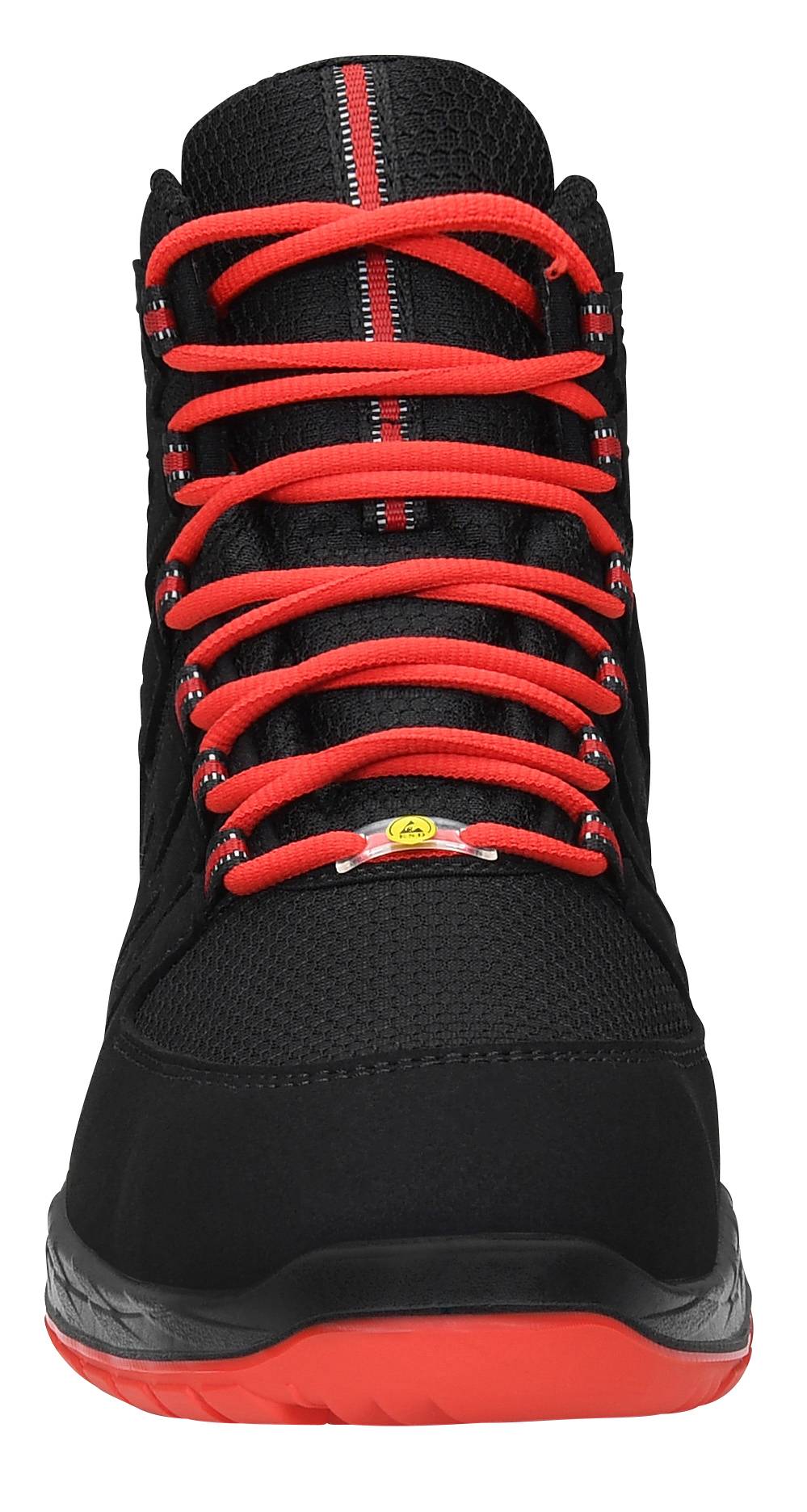 Sicherheitsschnürstiefel MADDOX black-red Mid ESD S3S-3