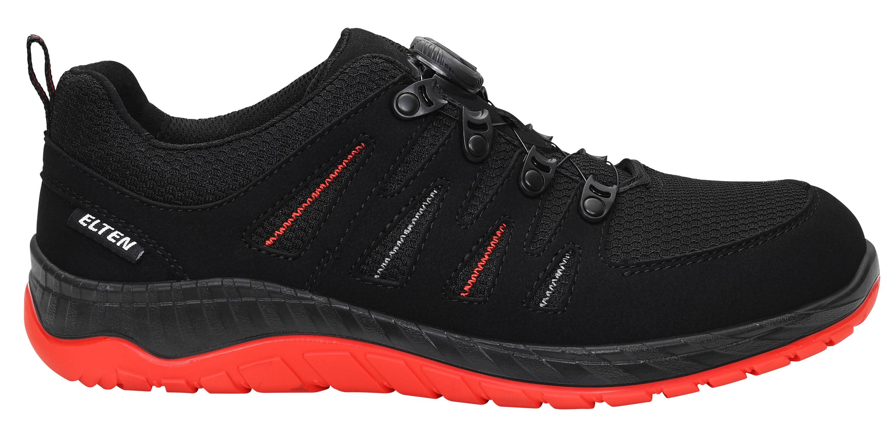 Sicherheitshalbschuh MADDOX BOA® black-red Low ESD S3S-2