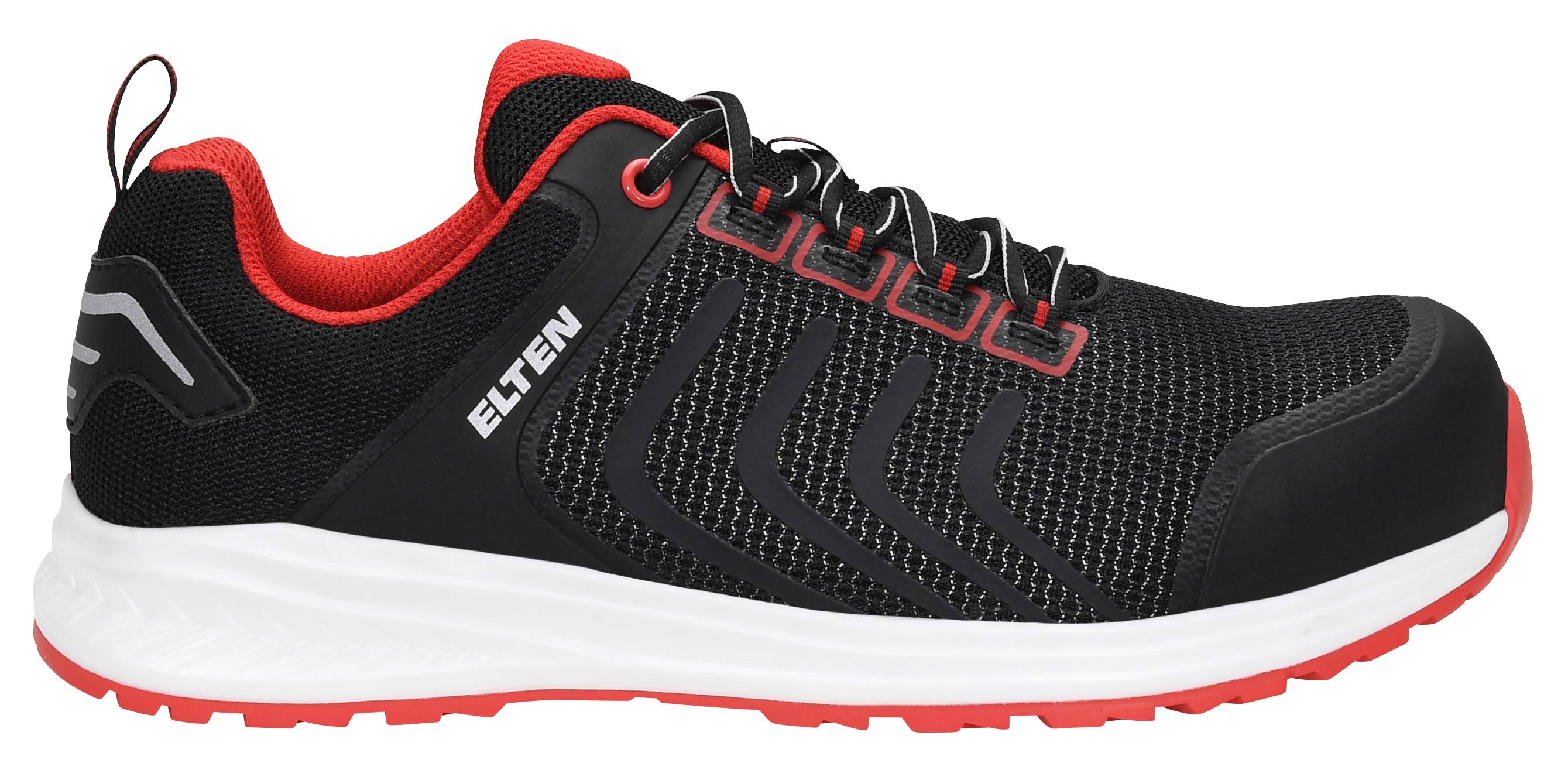 Sicherheitshalbschuh LIVAS black-red Low ESD S1PL-1