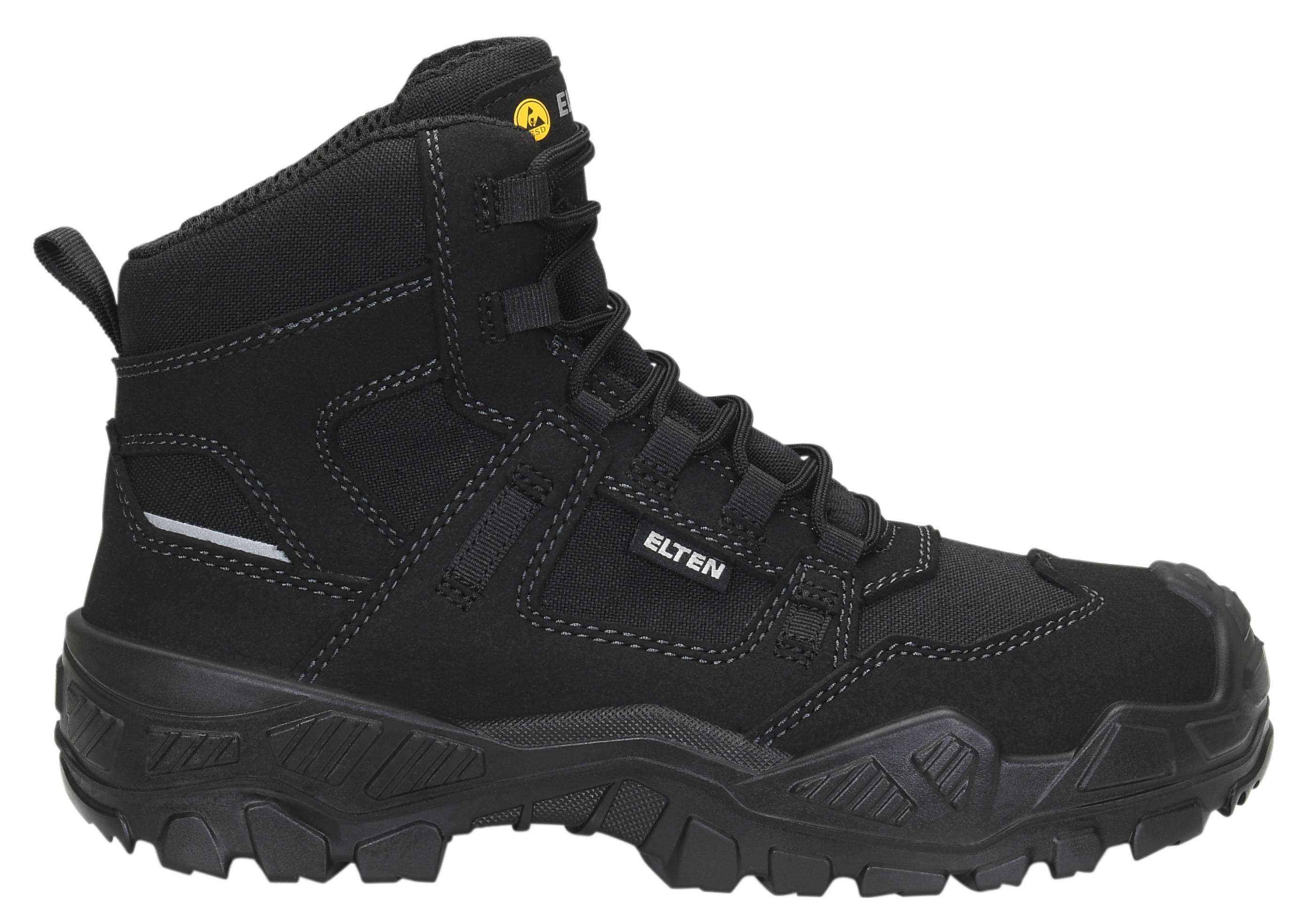 Sicherheitsschnürstiefel MIKE black Mid ESD S3S-1