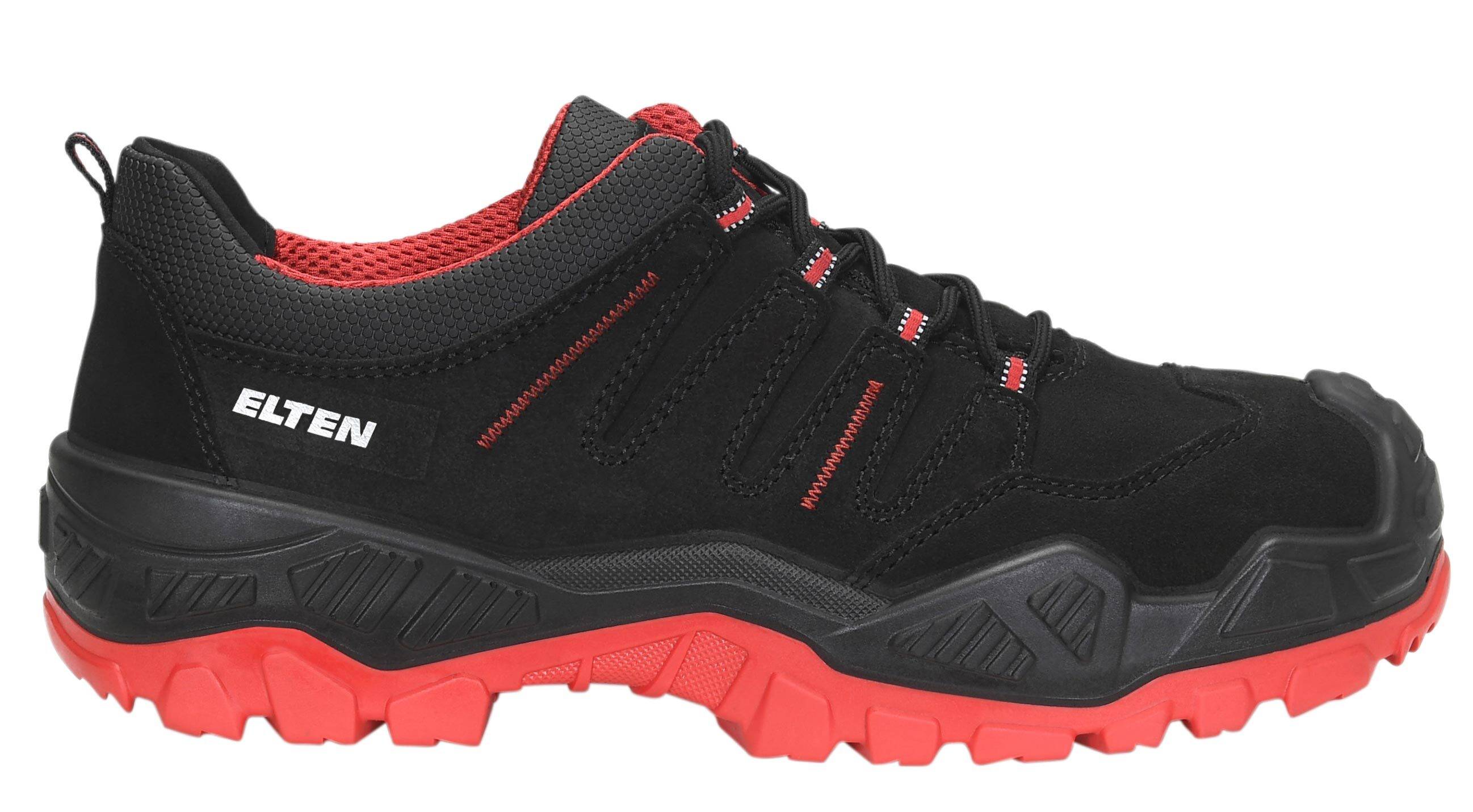 Sicherheitshalbschuh QUENTIN black-red Low ESD S3S-2