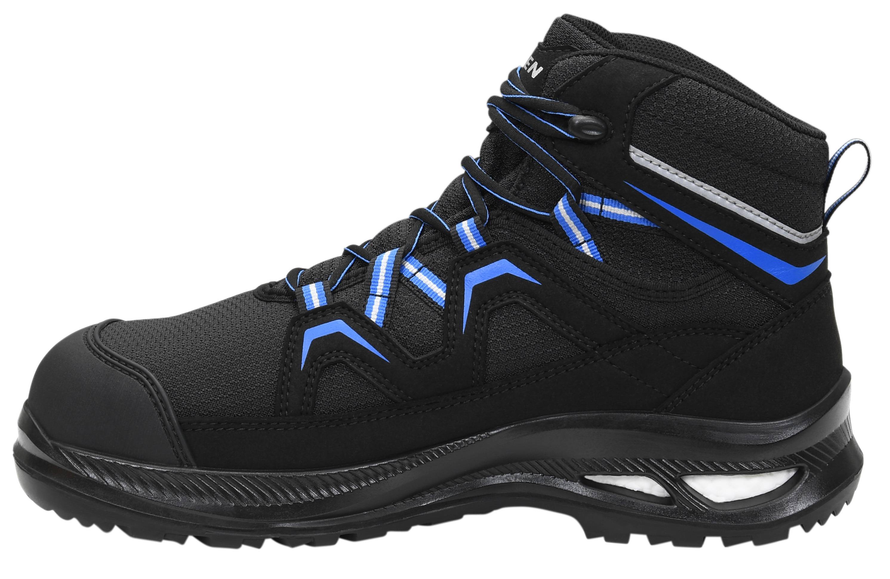 Sicherheitsstiefel FRY XXG Pro GTX black-blue Mid ESD S3 HI CI-2