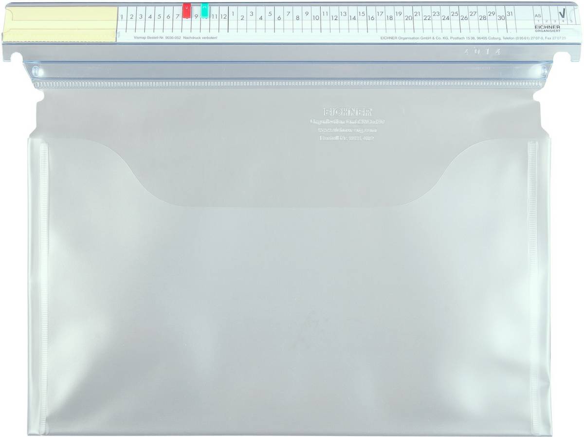 Sichttasche,DIN A4quer,HxB 265x350mm,Kunststoff,transparent,Hülle seitlich geschlossen-0