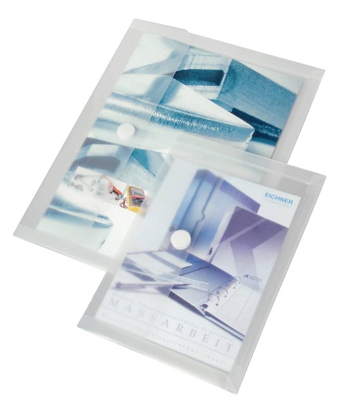 PP-Klarsichttasche mit Dehnfalte A4quer,passend für 200 Blatt,mit durchgehender Falte gegen Verknicken der Inhalte-1